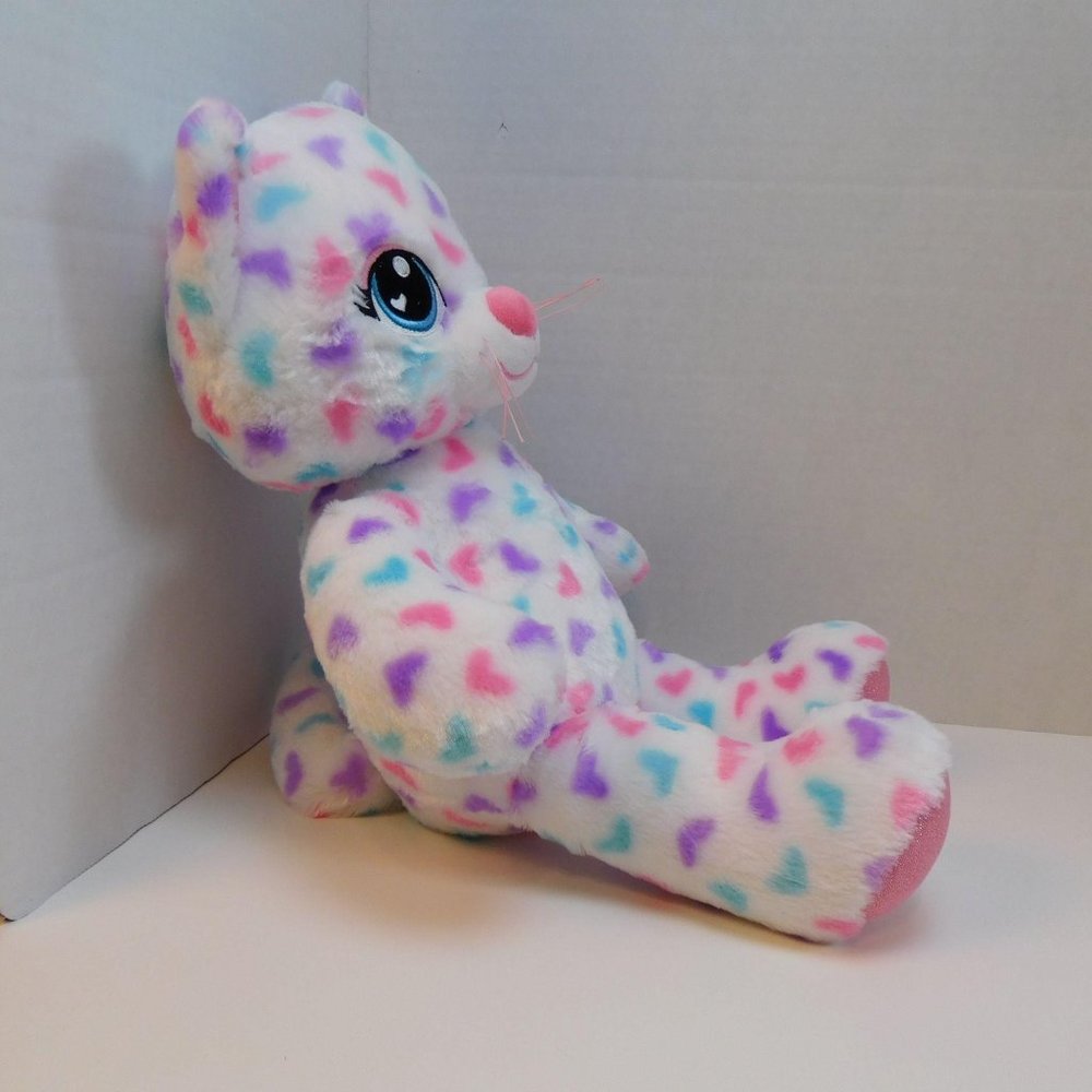 Build a Bear Kitty Cat Hearts 16" Plush Stuffed Animal - Picture 2 of 7